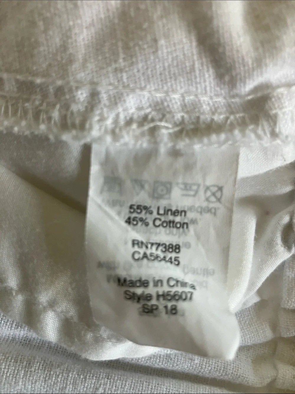 J. Crew white linen-blend Seaside Pants size 2